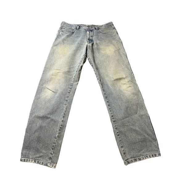 Ermenegildo Zegna D-TK-6297 Straight Leg Jeans 36x32 Made in Italy Blue‎ - Picture 1 of 11